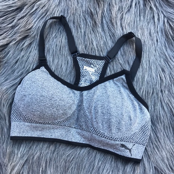 Puma gray sports bra - Picture 2 of 4